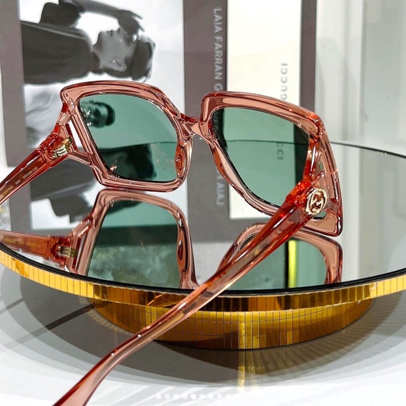 NWT Gucci GG0876 - 003 Square Frame Sunglasses - Picture 3 of 13